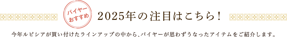 バイヤーおすすめ