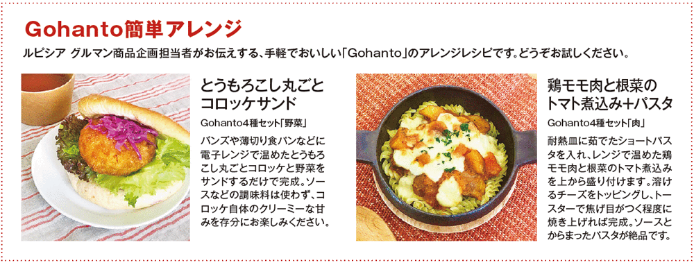 Gohanto簡単レシピ