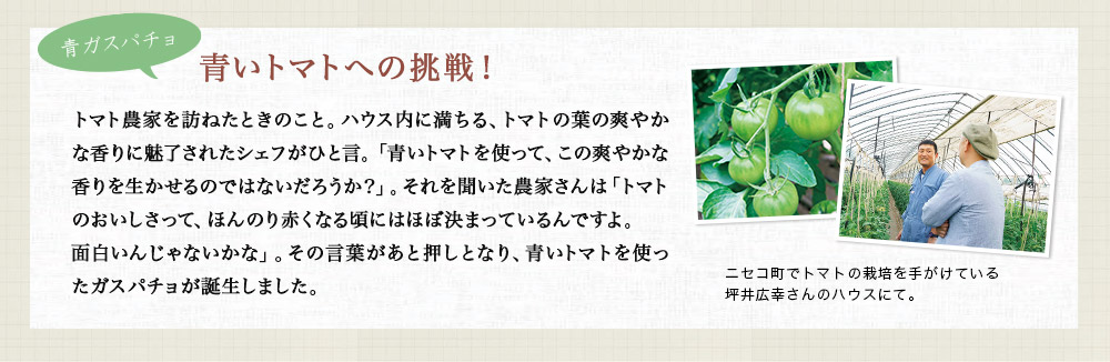 青いトマトへの挑戦!