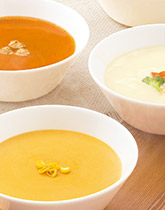 北海道の温もりを ヴィラ ルピシアのスープ