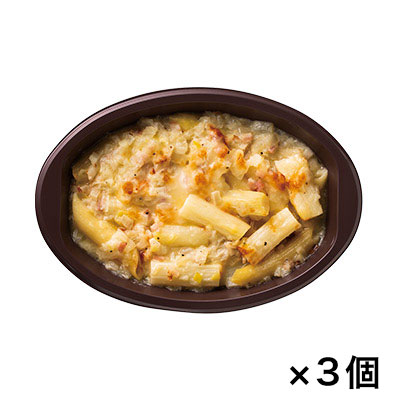 【@GM限定まとめ買い】ホワイトアスパラガスのペンネグラタン×3個