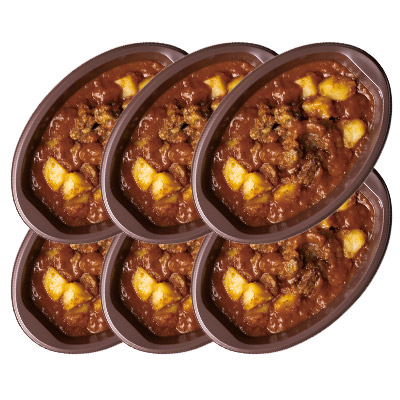 和牛の欧風仕立てカレー(6個セット)