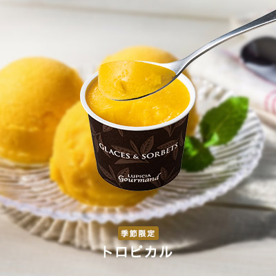 グラス&ソルベ トロピカルを味わう特別セット