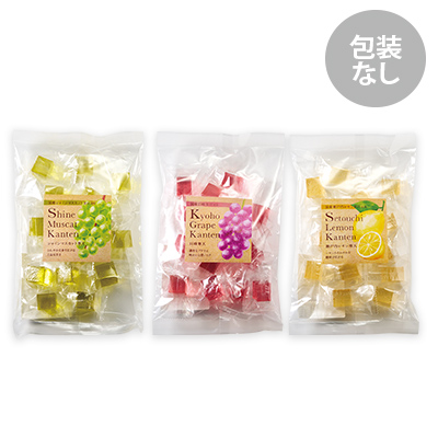 彩果実の寒天菓子 3種