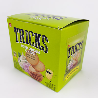 【ボンマルシェ】トリックス ベイクドチップス サワークリームオニオン×2