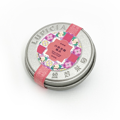 ミニチュア缶 白桃烏龍・マジョリカ