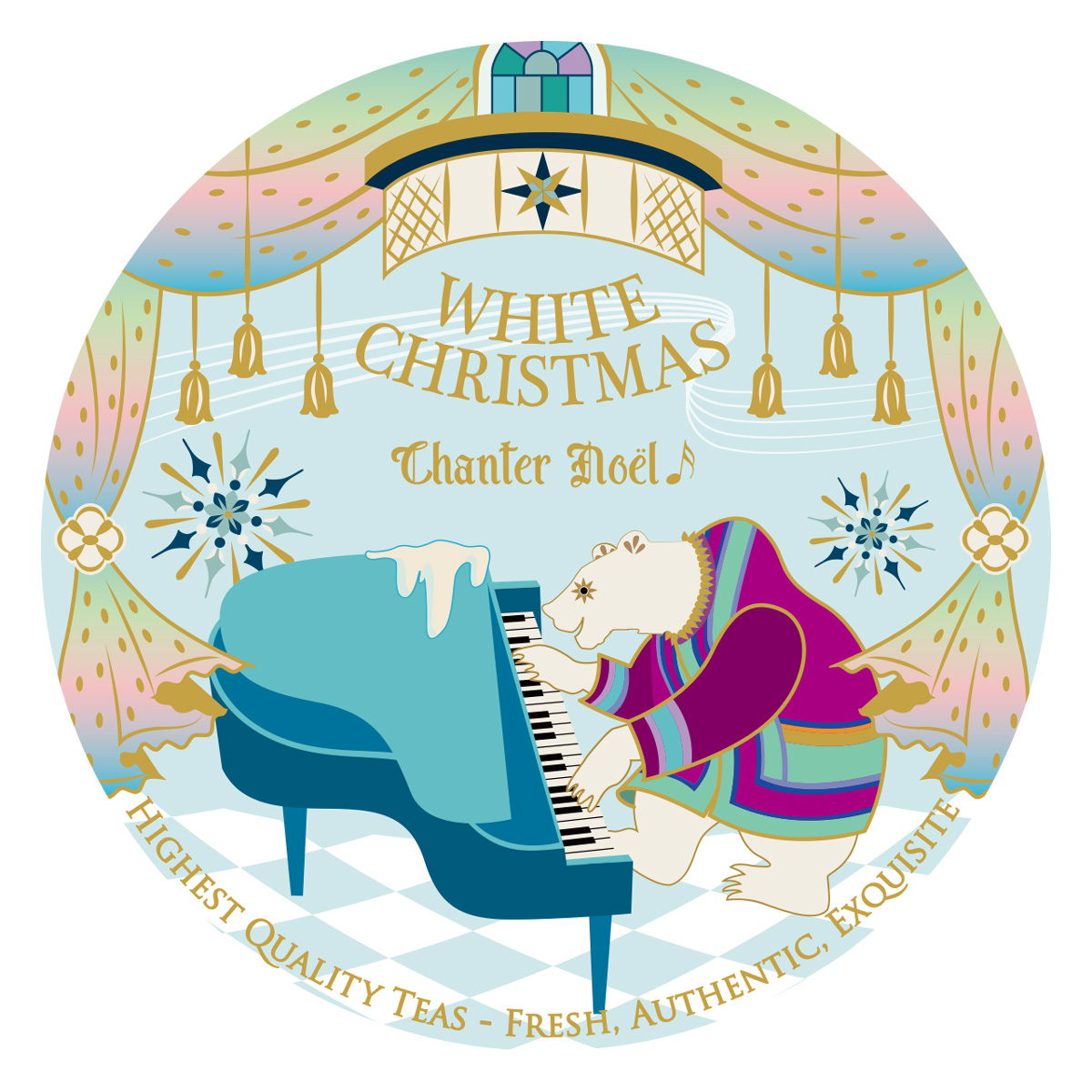 ミニチュア缶 ホワイトクリスマス 2023