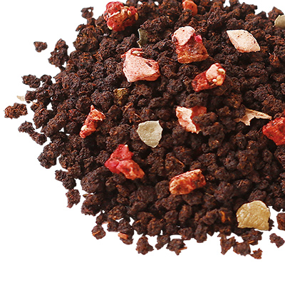 紅茶2種とお菓子「紅いちご」