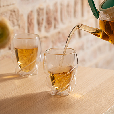 Bodum PAVINAR PARIS �_�u���E�H�[���O���X 2�Z�b�g