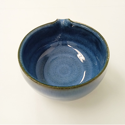 波佐見焼 片口抹茶碗 青わら灰