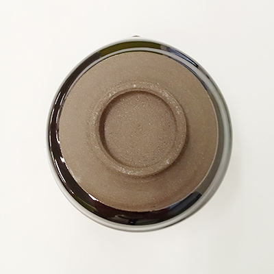 波佐見焼 片口抹茶碗 黒飴渕わら釉