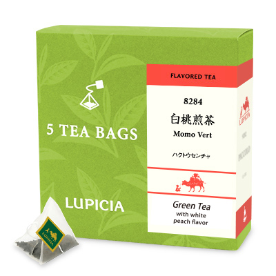 LUPICIA】白桃煎茶 Momo Vert Box of 5 tea bags | お茶 | LUPICIA