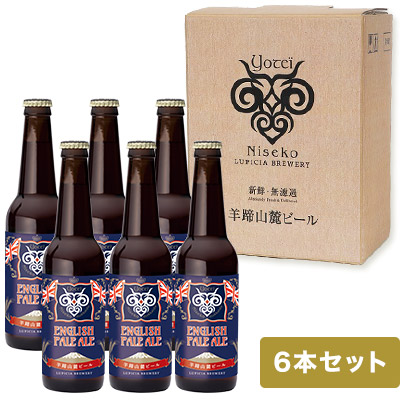 �r���R�[�r�[�� ENGLISH PALE ALE �i�C���O���b�V���y�[���G�[���j6�{�Z�b�g