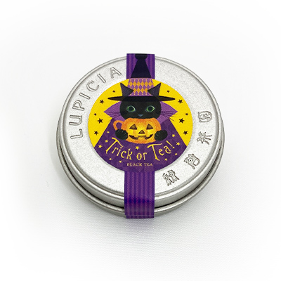 ミニチュア缶 ハロウィーン・クロネコ