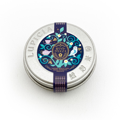 ミニチュア缶 ホワイトクリスマス・ティーツリー