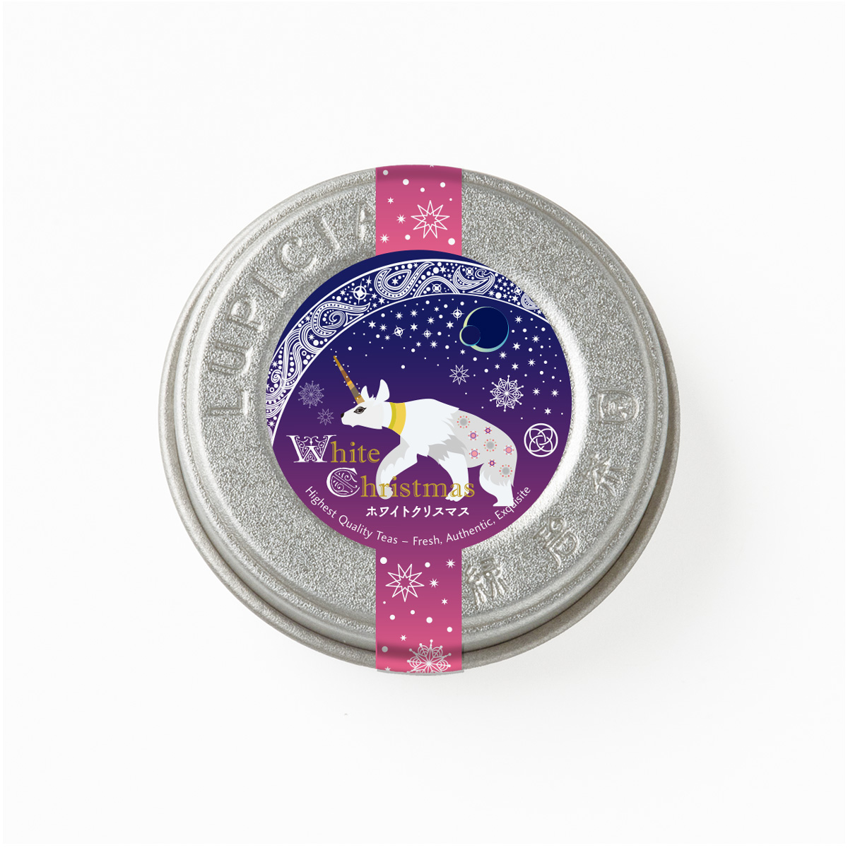 ミニチュア缶 ホワイトクリスマス 2012