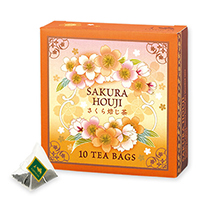 さくら焙じ茶 ティーバッグ 10個限定デザインBOX入