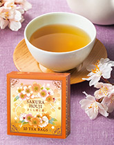 国産の香り高い八重桜を塩漬けに さくら茶