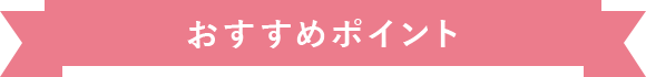 おすすめポイント