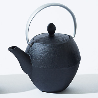 南部鉄瓶 ティーポット スクエア シルバー